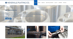 Desktop Screenshot of meadvilleplating.com